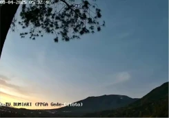 BNPB Tegaskan Video Erupsi Gunungapi Gede Tidak Benar (HOAKS)